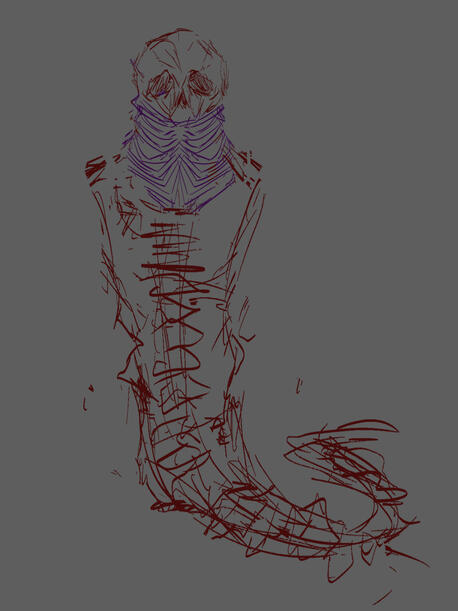 Creature Early Concept Sketch