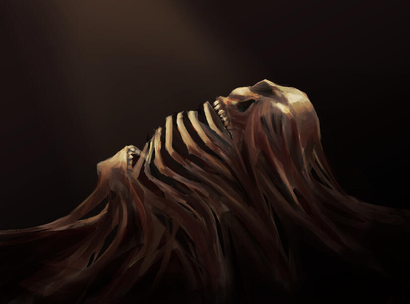 Creature Concept Illustration (Closed Form)