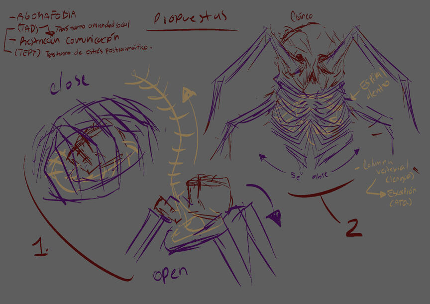 Creature Concept Sketches