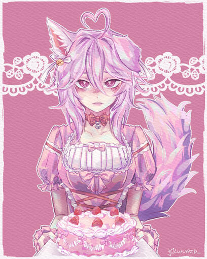 Portrait Commision - OC by Forkette